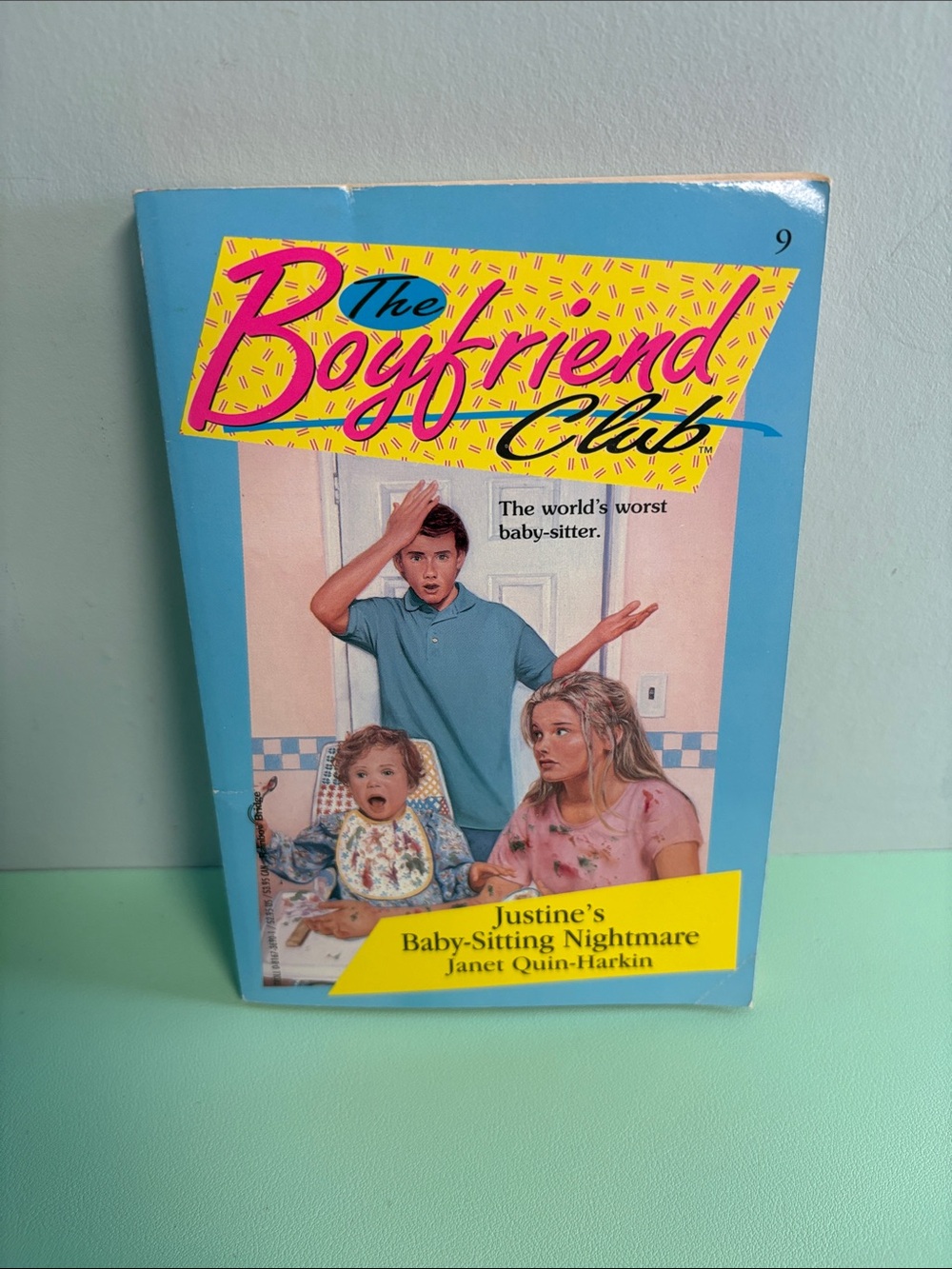 The Boyfriend Club Justine’s Baby Sitting Nightmare, Janet Quin Harkin, Kid Book
